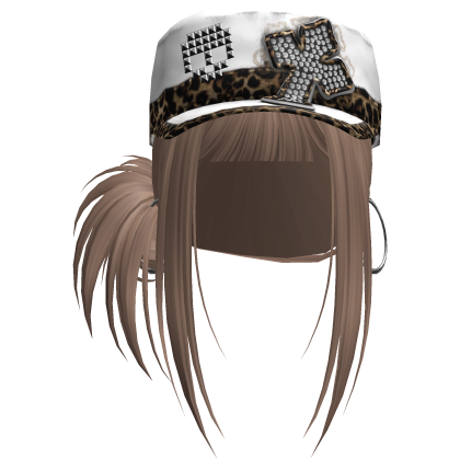 Gyaru Hair w/ Cap & Earrings