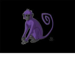 Violet monkey