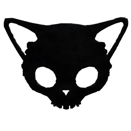Sweet Little Goth Lamb Cat Mask