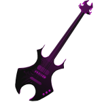 Oblivion Purple Guitar