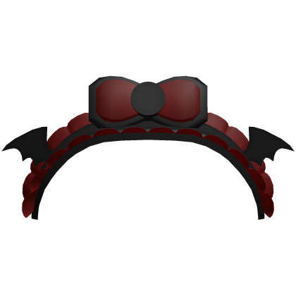 batty red headdress