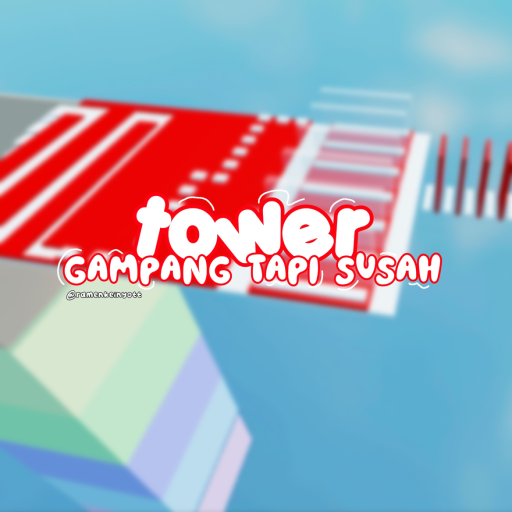 gampang tapi susah tower official Roblox game thumbnail