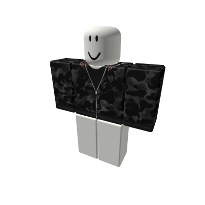 Black Bape Camo Hoodie Roblox
