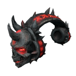 Devil Heart Skull Headphones