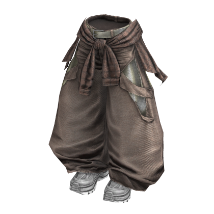 Y2K Ripped Layered Denim Tears Cloth (Beige Cream)