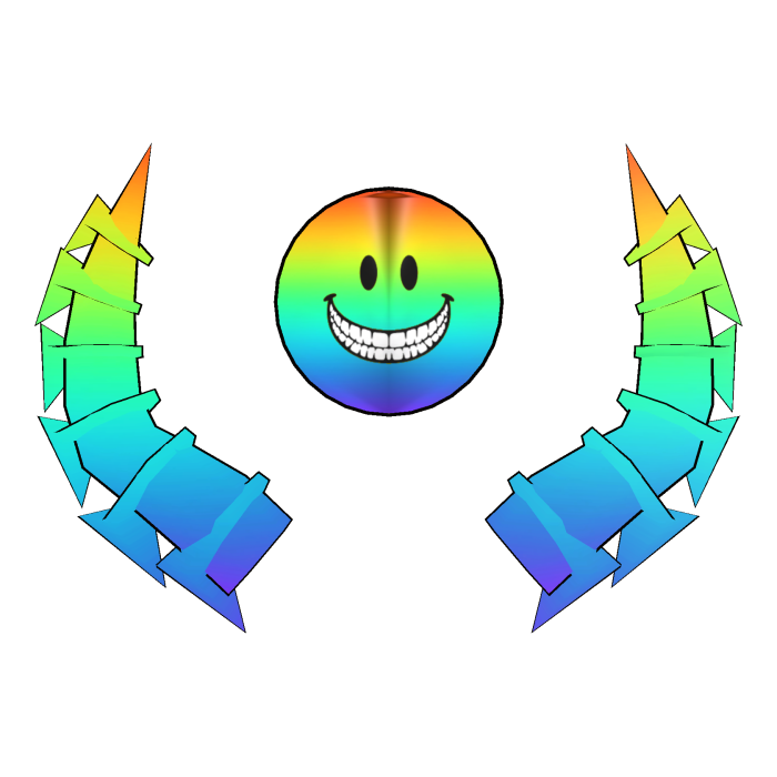 Rainbow Verity Horns