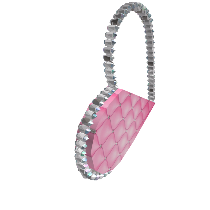 Y2K Pink Half Heart Purse