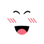 Super super happy face fan base