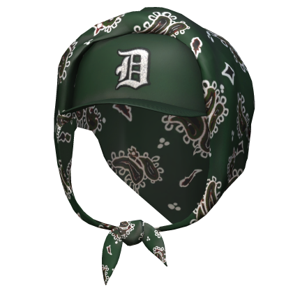 Green Bandana Detroit Tigers Flap Cap Roblox item