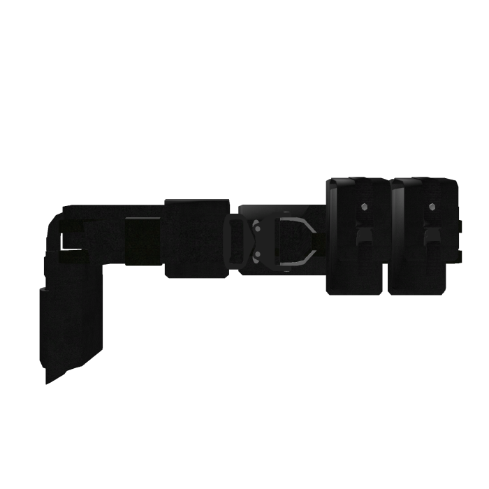 Military Black Combat Holster Belt
