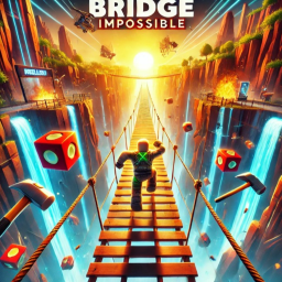 CROSS THE BRIDGE IMPOSSIBLE  😲!!!