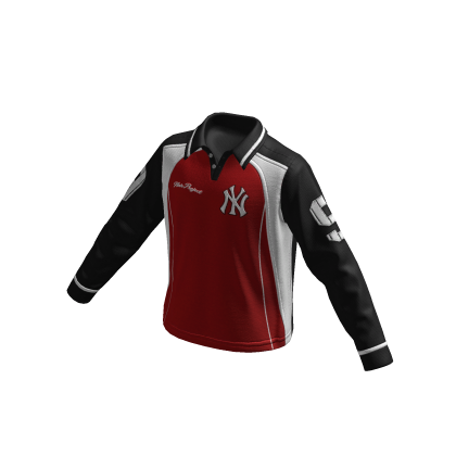 NOIR Long Sleeved Jersey (Red Black)