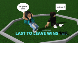 last to leave the circle wins nothing :)