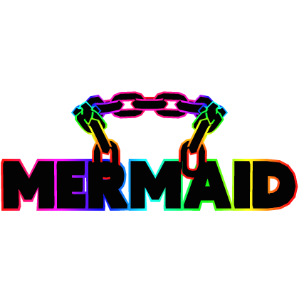 Cartoony Rainbow Mermaid Chain Roblox item