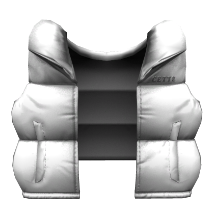 Cette Puffer Vest In White [1.0]