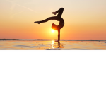 Sunset love gymnastics