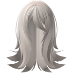sweet overgrown long hair in blonde