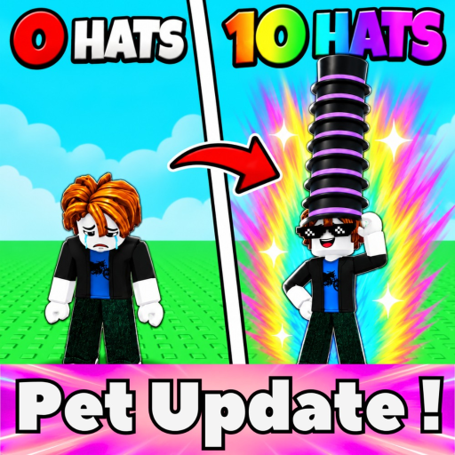 +1 Hat Per Step Roblox game