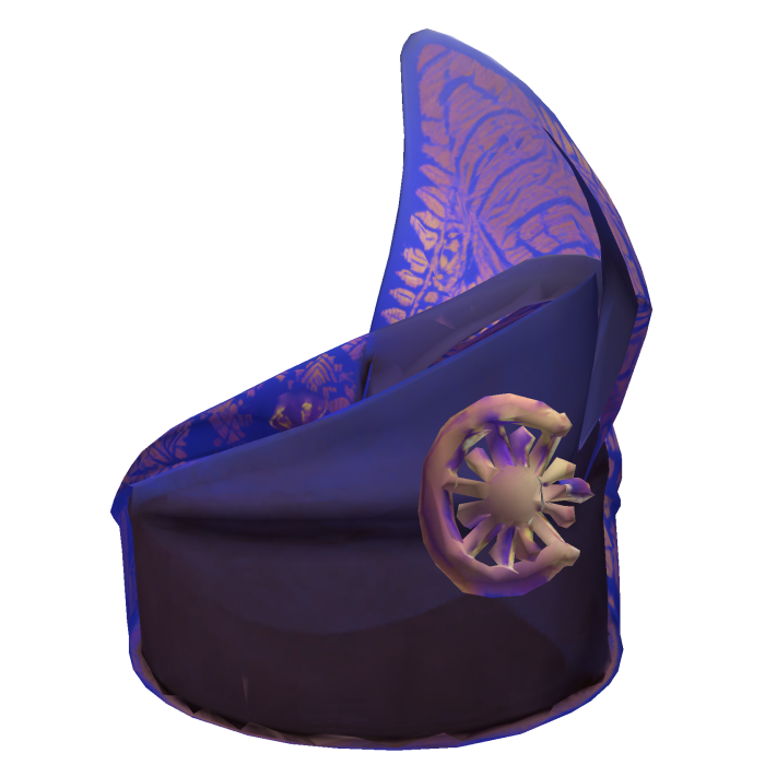 Topi Tanjak Melayu Ungu