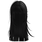 (FREE limited ♡) black windy anime hair