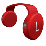 ✅ Red Clockwork Headphones
