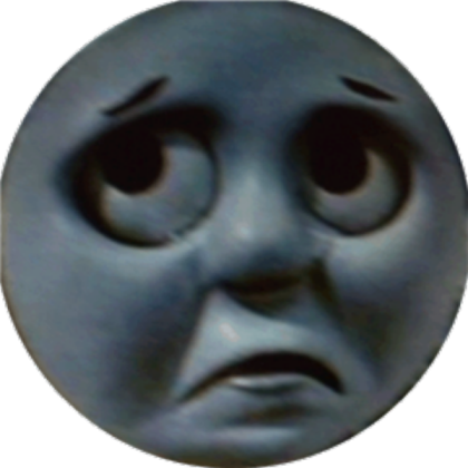 thomas sad face (Transparent) Roblox decal