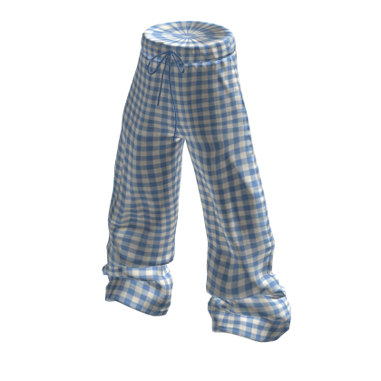💜 Cotton Pajama Pants_Sky Blue thumbnail