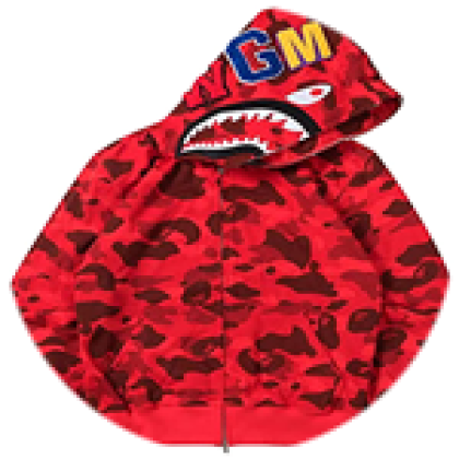 red bape hoodie Roblox