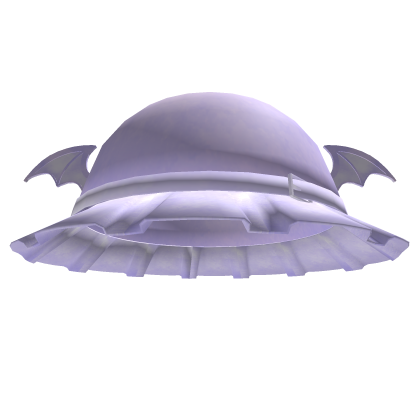 ☾︵purple bat bucket hat