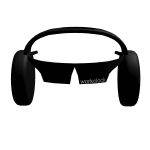 Black WorkClock Shades Headphones