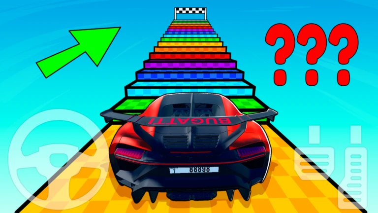 🔥[RACE] Epic Car Stunt Race Obby