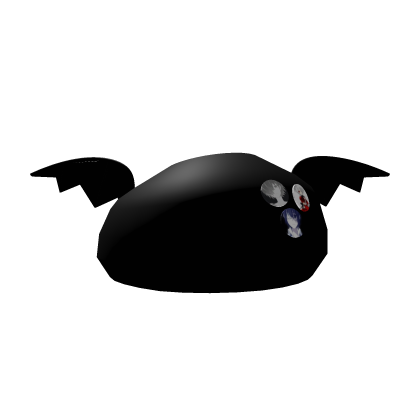 𐔌՞ ܸ.ˬ.ܸ՞𐦯 cute black beret with pins