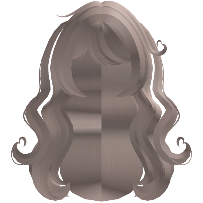. ‿ ♡ fairytale flowy heart hair in milktea