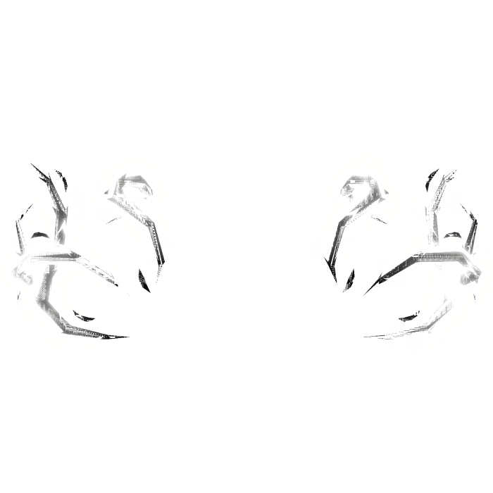 [GLOWING+GLITCHED] White Fire Strokes Aura Top