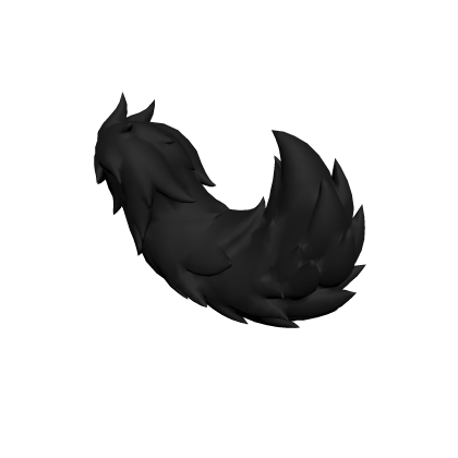 Shadow Furry Wolf Tail