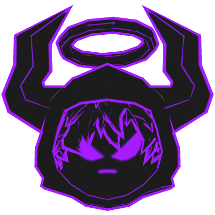 Cartoony Purple Demon Boy