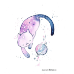 Fluffy’s galaxy space cat