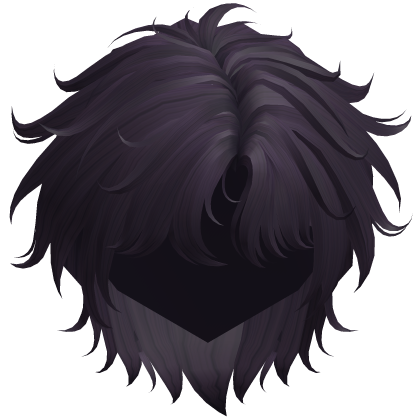 Purple Fluffy Messy Korean Idol Hair