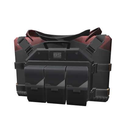 [R6] Red Tactical Techwear Croptop Hoodie Roblox item