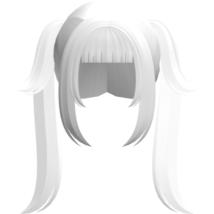 white cute neat moe anime pigtails