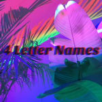 4 Letter Names