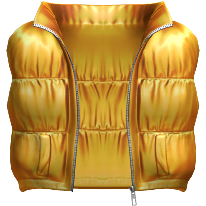 Yellow Shiny Puffer Vest 3.0 Roblox item