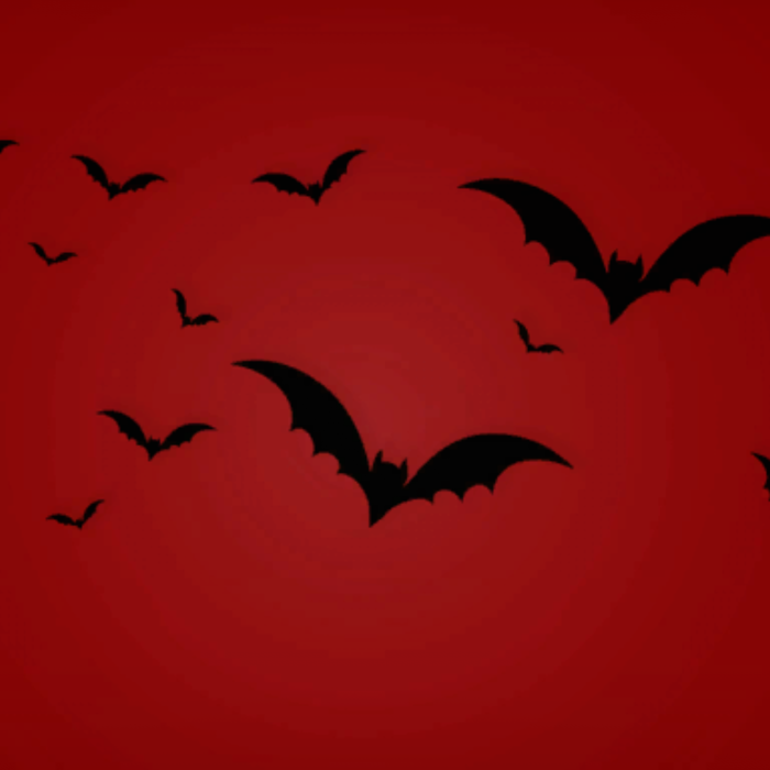Red Vampire Emo Goth Bats