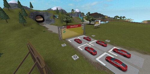 the racing simulator