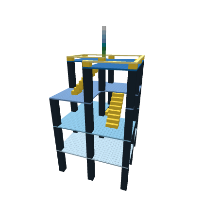 Classic Roblox Stone Tower Fortress Ruin