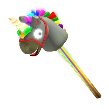 Rainbow unicorn on a stick [EMISSIVE] Roblox item