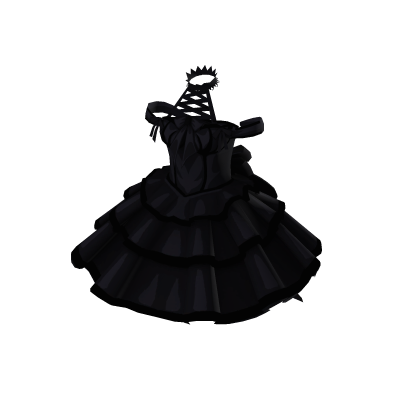 Gothic black dress thumbnail