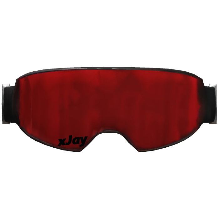xJay Red Ski Goggles