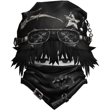 Black Vkei Emo Dashie w/ Bandana & Beanie