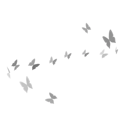 White Swirl of Butterflies (Top)  Roblox item